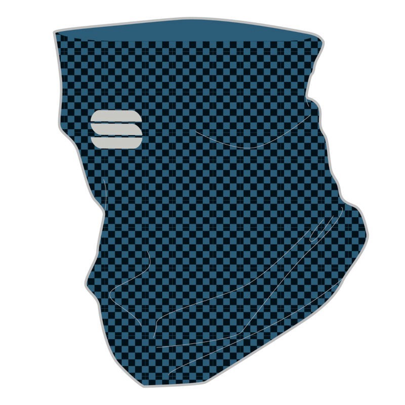 тёплая бандана Sportful Thermal XC Neck warmer серо-голубая с чёрным тёплая бандана Sportful Thermal XC Neck warmer серо-голубая с чёрным